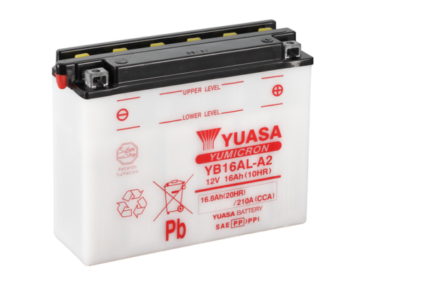 Yuasa Batteri, YB16AL-A2 (CP) Inkl syra (4)