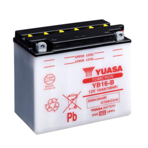 Yuasa Batteri, YB16-B (CP) Inkl syra (2)