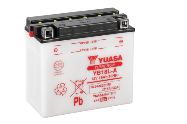 Yuasa Batteri, YB18L-A (CP) Inkl syra (2)