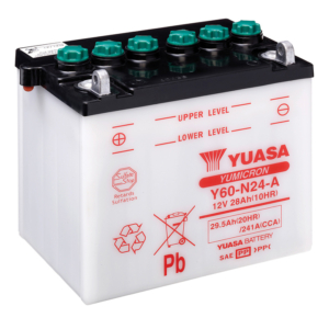 Yuasa Batteri Y60-N24-A (DC) Exkl syra