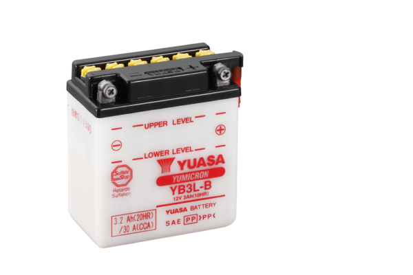 Yuasa Batteri, YB3L-B (CP) Inkl syra (10)