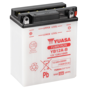 Yuasa Batteri, YB12A-B (CP) Inkl syra (4)