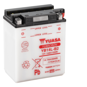 Yuasa Batteri YB14L-B2 (CP) Inkl syra (4)