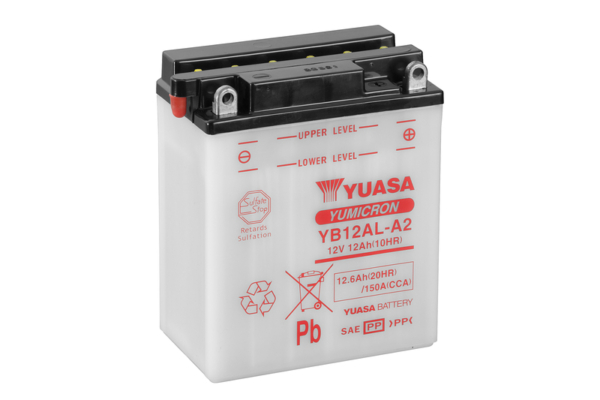 Yuasa Batteri, YB12AL-A2 (CP) Inkl syra (4)