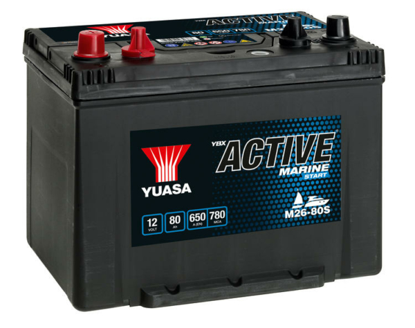 Yuasa M26-80S Active Marine Battery 12V 80Ah 600A (18)