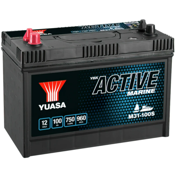 Yuasa M31-100S Active Marine Start Battery 12V 100Ah 750A (12)