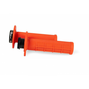 Rtech, R20 LOCK-ON GRIPS HALF WAFFLE, NEON ORANGE