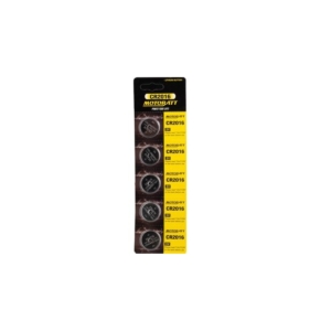 Motobatt CR2016 3.0V Lithium Batteri 5-pack