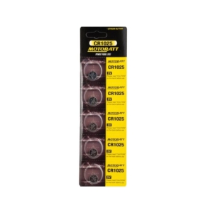 Motobatt CR1025 3.0V Lithium Batteri 5-pack