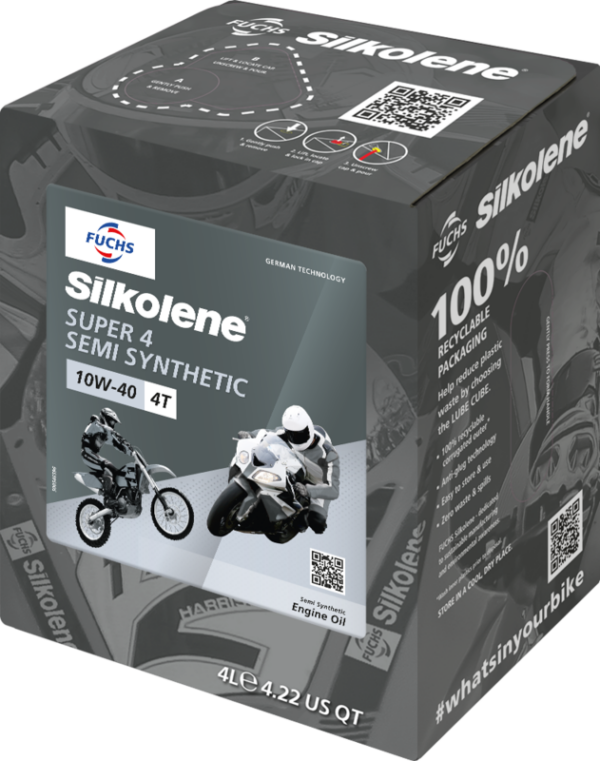 Silkolene Super 4 10W-40 4L CUBE