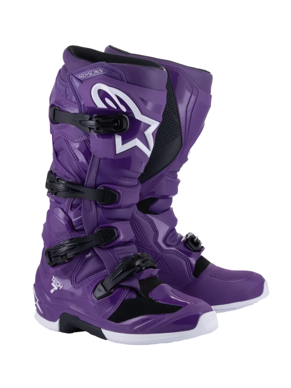 Alpinestars crosstövlar tech 7 lila