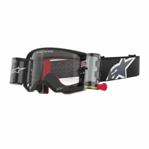 Alpinestars Crossglasögon Supertech CORP Svart/Grå/Klart Roll-Off