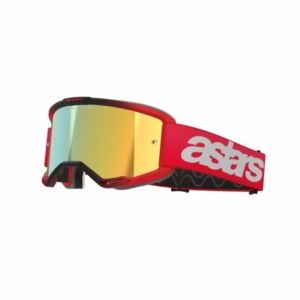 Alpinestars Crossglasögon Vision 5 BLAZE Röd/Spegel Guld