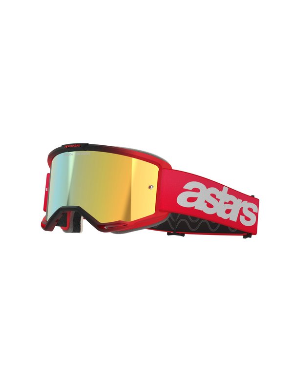 Alpinestars Crossglasögon Vision 5 BLAZE Röd/Spegel Guld