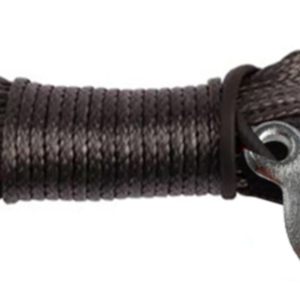 Bronco Vinschlina syntetisk med krok 6.0mm x 20m svart brottgräns 5000kg