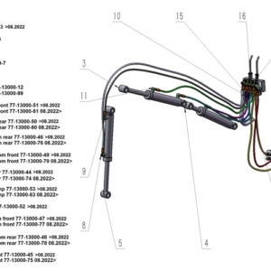 Bronco Hydraulslang Från pump 77-13000 ->08.2022