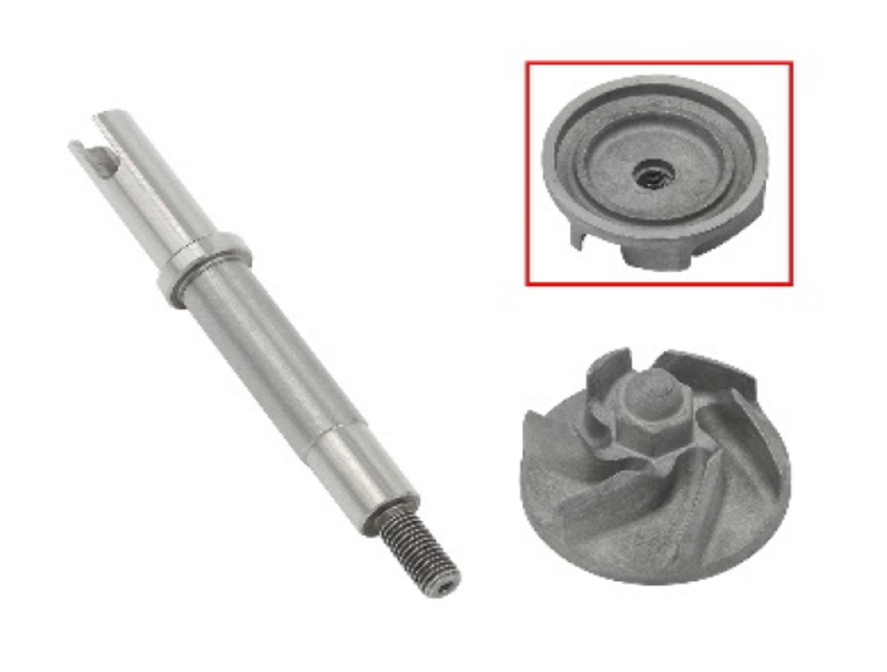 Bronco Vattenpumpsaxel med impeller