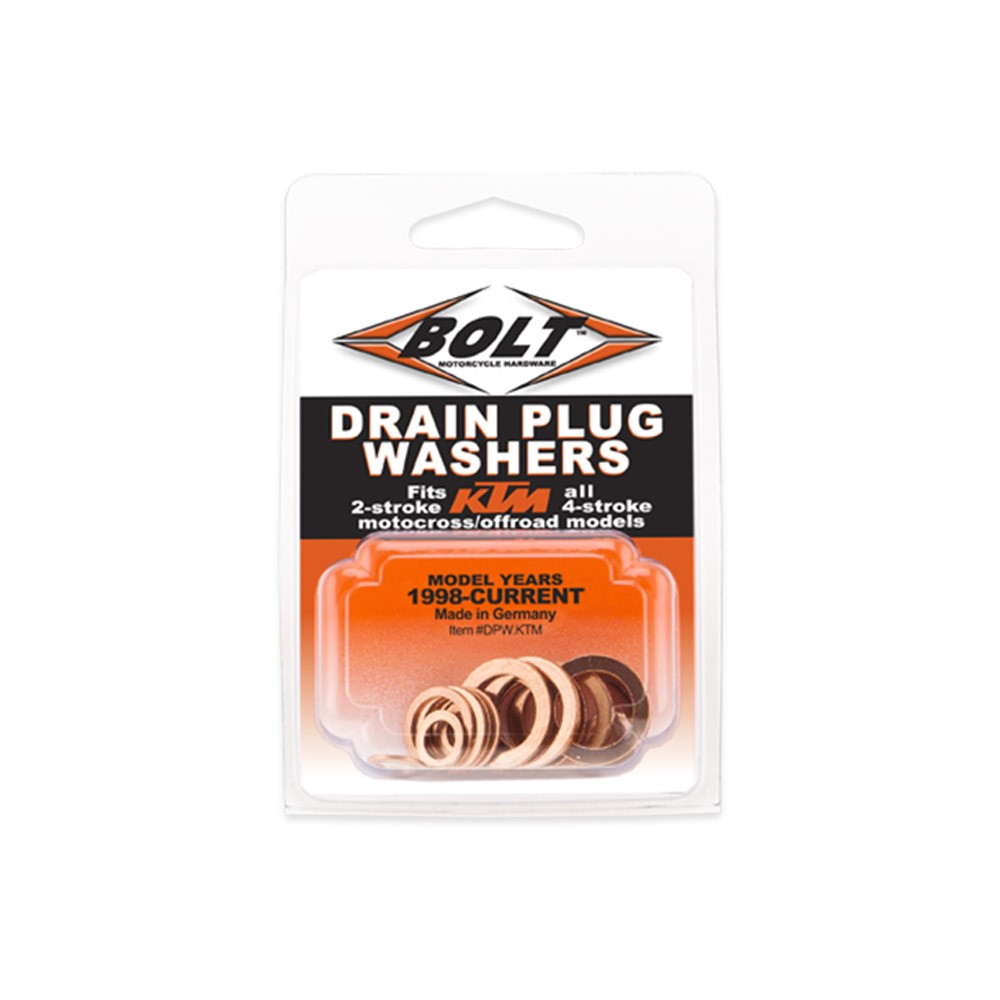 Copper Drain Plug Washers KTM