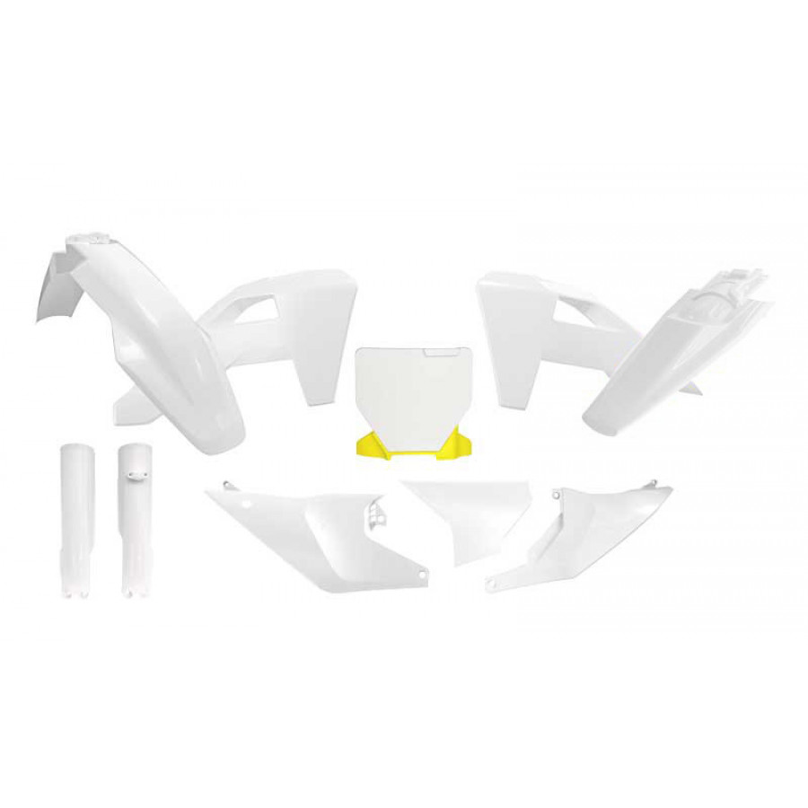 Rtech Plastkit OEM Vit Husqvarna TC / FC 125-450