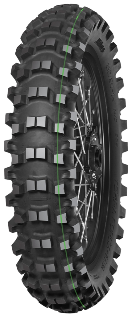 Mitas Terraforce-EX Enduro Bakdäck 120/90-18 (Grön - Soft/Medium)