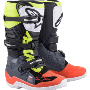 Alpinestars Crosstövlar Tech 7s junior Grå / Röd / Gul Fluo
