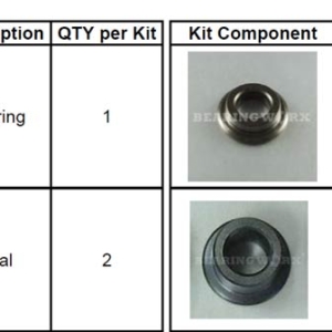 Bearing Worx Stötdämparlager Nedre Kawasaki KX 250F / 450F 04-, KX 65 00-, KX 85 98-