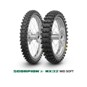 Pirelli Scorpion MX32 Mid Soft Motocrossdäck 110/90-19 (Bak)