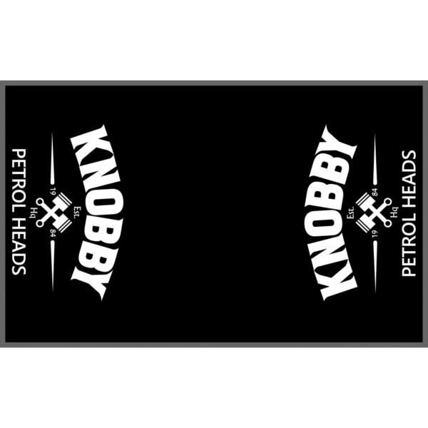 Knobby Petrol Heads Miljömatta 160 x 100 cm