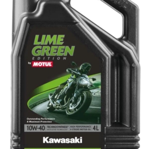 Oljepaket Motul 10W40 Lime Green + 3-pack Oljefilter Hiflo till Kawasaki KXF 250